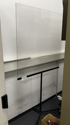 1 Spritzschutzwand, fahrbar